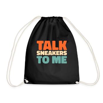 Sneakers - Drawstring Bag - black - Front