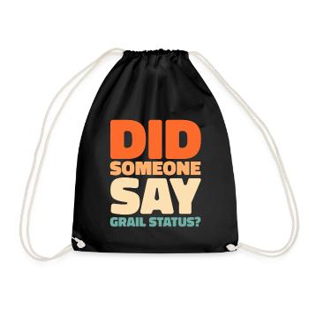 Sneakers - Drawstring Bag - black - Front