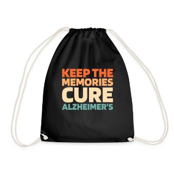 Alzheimer's Alzheimer's Support - Drawstring Bag - black - Front