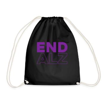 Alzheimer Endalz - Turnbeutel - Schwarz - Vorne
