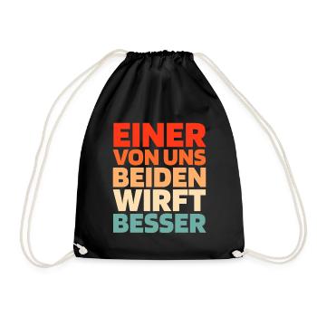 Black Humor Sports - Drawstring Bag - black - Front