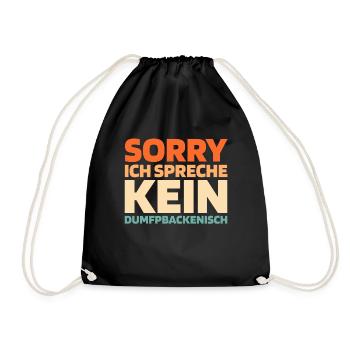 Humour noir - Sac de sport léger - noir - Devant