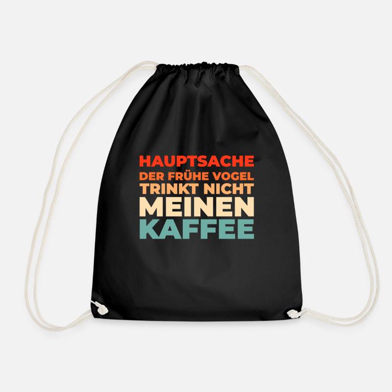Schwarzer Humor - Turnbeutel - Schwarz