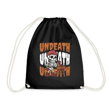 Carpenter Carpenter Carpenter Skeleton Undeath - Drawstring Bag - black - Front