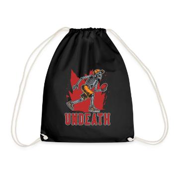 Frisbee Golf Disc Golf Undeath - Drawstring Bag - black - Front