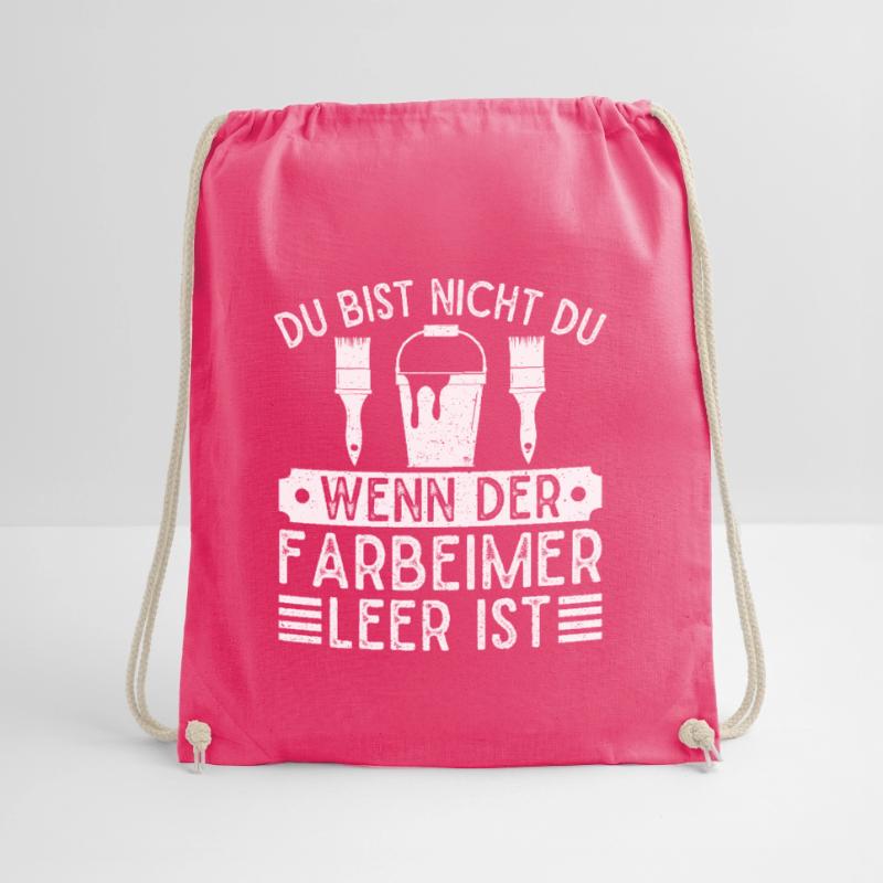 Master painter Not me when paint bucket empty painter Drawstring Bag