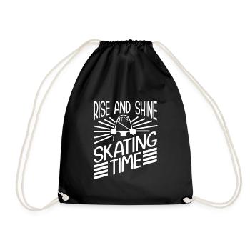 Skateboard Art For Boys Girls Men Skateboard Gifts - Turnbeutel - Schwarz - Vorne