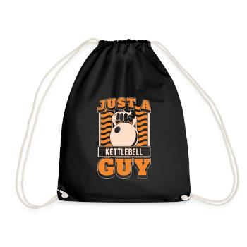 Kettlebell Just A Kettlebell Guy - Drawstring Bag - black - Front