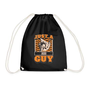 Judoka Just A Judo Guy - Drawstring Bag - black - Front