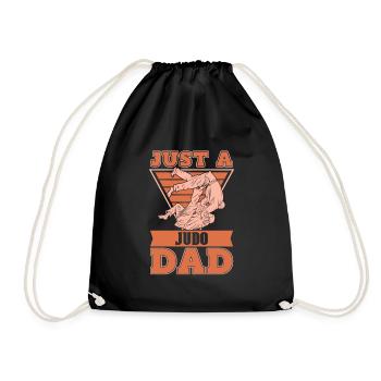 Judoka juste un papa de judo - Sac de sport léger - noir - Devant
