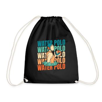 Water-polo water-polo - Sac de sport léger - noir - Devant