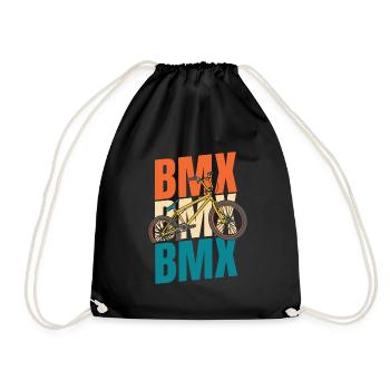 Bmx Bmx Biker - Turnbeutel - Schwarz - Vorne