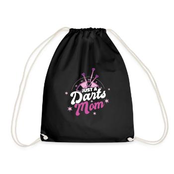Maman joueuse de fléchettes Juste une maman de fléchettes - Sac de sport léger - noir - Devant