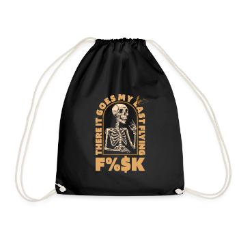 Humour Noir Squelette - Sac de sport léger - noir - Devant