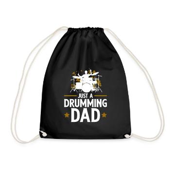 Drums Drummers Drummers - Drawstring Bag - black - Front