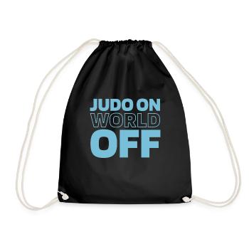 Judoka Judo On World Off - Drawstring Bag - black - Front