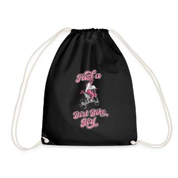 Mx motocross moto tout-terrain juste une moto tout-terrain fille - Sac de sport léger - noir - Devant