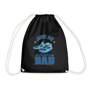 Ultramarathon Just An Ultra Marathon Dad - Drawstring Bag - black - Front