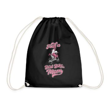 Mx motocross moto tout-terrain juste une maman de moto tout-terrain - Sac de sport léger - noir - Devant