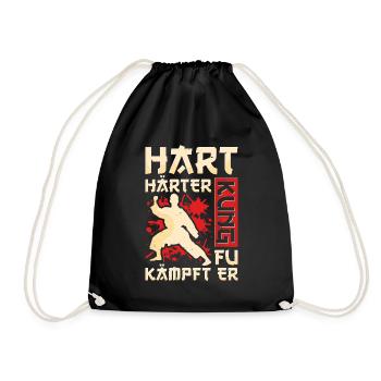 Kung Fu - Drawstring Bag - black - Front