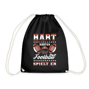 Football américain - Sac de sport léger - noir - Devant