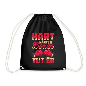 Boxen Boxer - Turnbeutel - Schwarz - Vorne