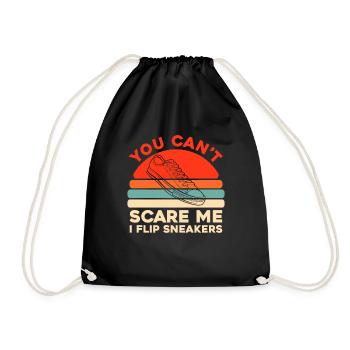 Sneakers You Cant Scare Me - Turnbeutel - Schwarz - Vorne