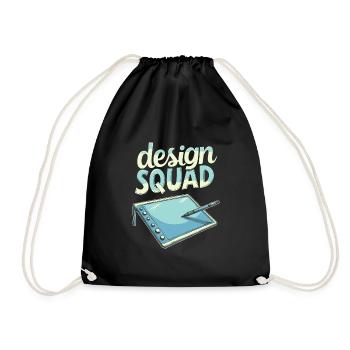Équipe de graphistes - Sac de sport léger - noir - Devant