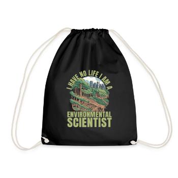 Scientifique de l’environnement - Sac de sport léger - noir - Devant