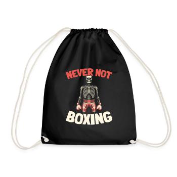 Boxen Boxer - Turnbeutel - Schwarz - Vorne