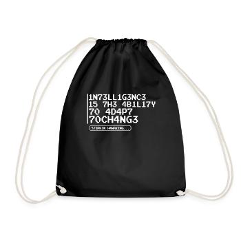 Programme d'informaticien en intelligence artificielle IA - Sac de sport léger - noir - Devant
