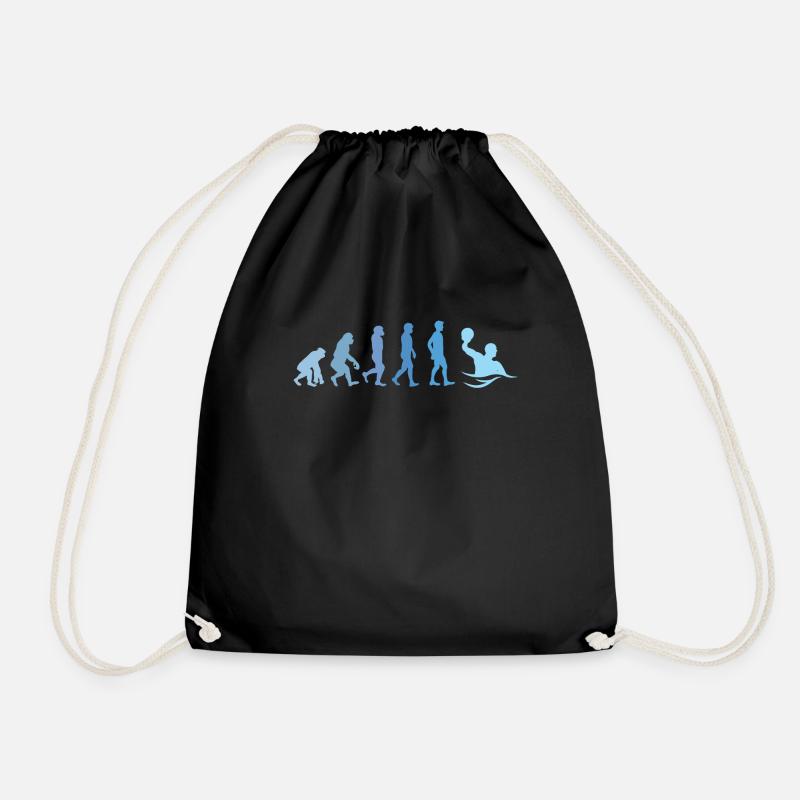 Wasserball Wasserballer Evolution Waterpolo - Turnbeutel - Schwarz