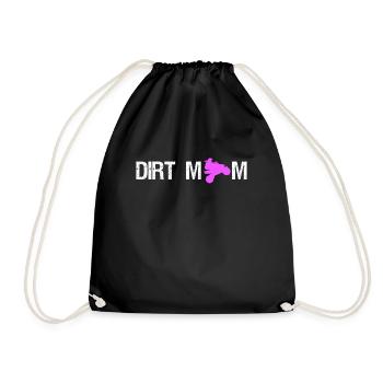 Dirt Mom Quad Shirt Cadeau - Sac de sport léger - noir - Devant