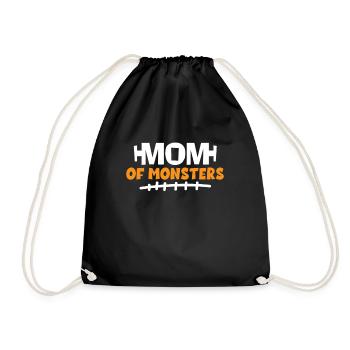 Maman des monstres Halloween Mutter Mama - Sac de sport léger - noir - Devant
