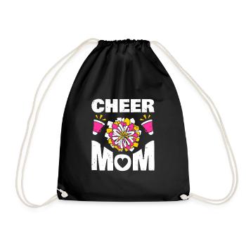 Cheer Mom Chemise Mère Cheerleader Cadeau - Sac de sport léger - noir - Devant