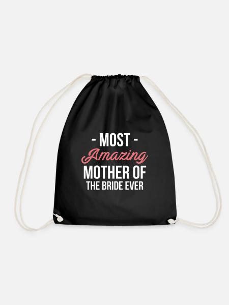 Brides Mom Mother Of The Bride Mutter Der Braut - Turnbeutel - Schwarz