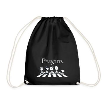 Peanuts The Peanuts Abbey Road - Drawstring Bag - black - Front