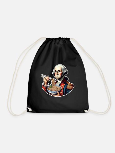 Hungry George - Turnbeutel - Schwarz