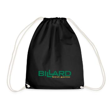 Conception de billard Meilleur jeu, Billard de billard - Sac de sport léger - noir - Devant