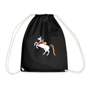 Guinea Pig - Drawstring Bag - black - Front