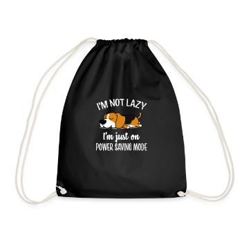 Beagle - Sac de sport léger - noir - Devant