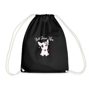 Bullterrier - Turnbeutel - Schwarz - Vorne