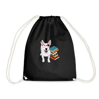 Bullterrier - Turnbeutel - Schwarz - Vorne