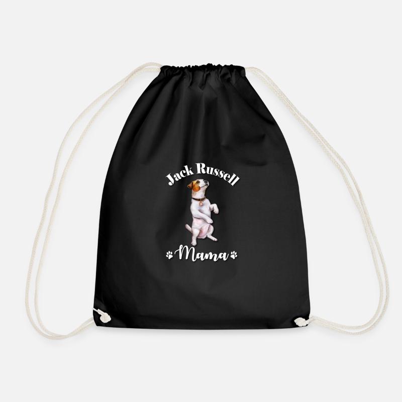 Jack Russell - Turnbeutel - Schwarz