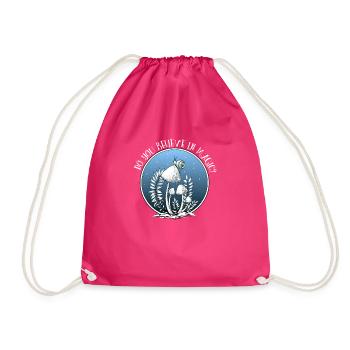 Psilocybin - Drawstring Bag - fuchsia - Front
