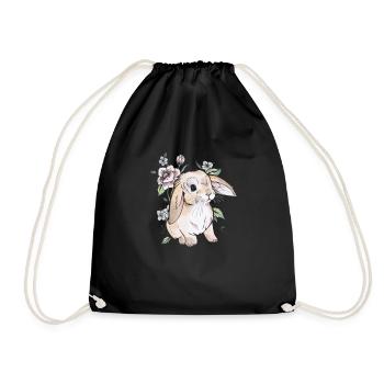 Holland lop - Sac de sport léger - noir - Devant