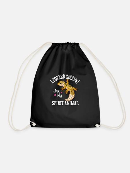 Gecko léopard - Sac de sport léger - noir