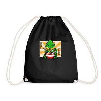 Chameleon - Drawstring Bag - black - Front
