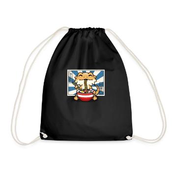 Bearded Dragon - Drawstring Bag - black - Front