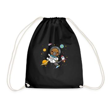 Platypus - Drawstring Bag - black - Front
